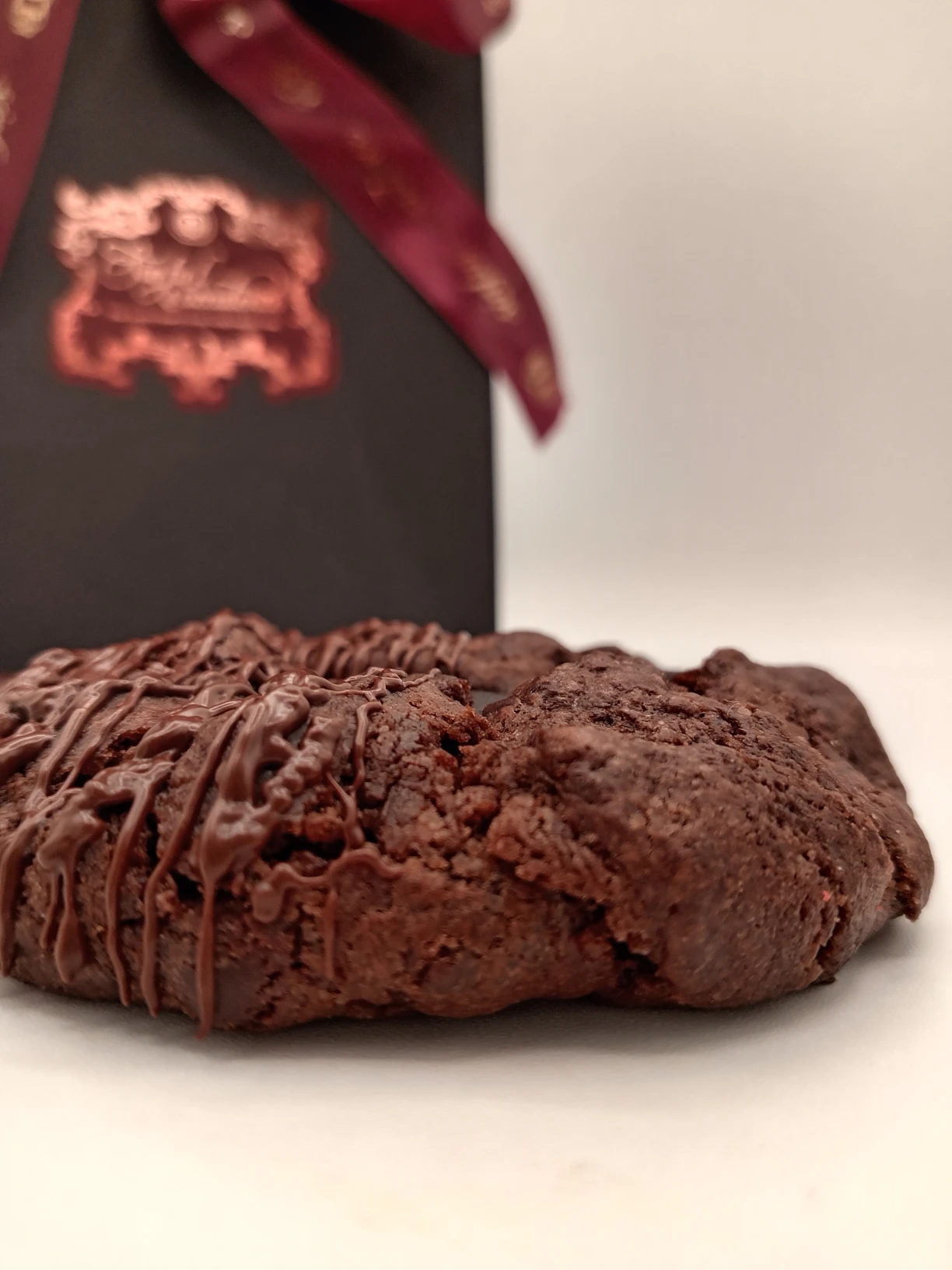 Triple Chocolate Cookie with Chocolate Core, Lava Noir Cookie Flavor from the First Tempation Collection